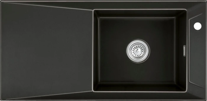 systemceram Siro 100 Einbau Becken rechts nero