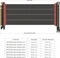 LinkUP AVA5 v4 ITX Armour Riser Kabel, links gerichtet, gewinkelt, PCIe 5.0, 300mm, schwarz Vorschaubild
