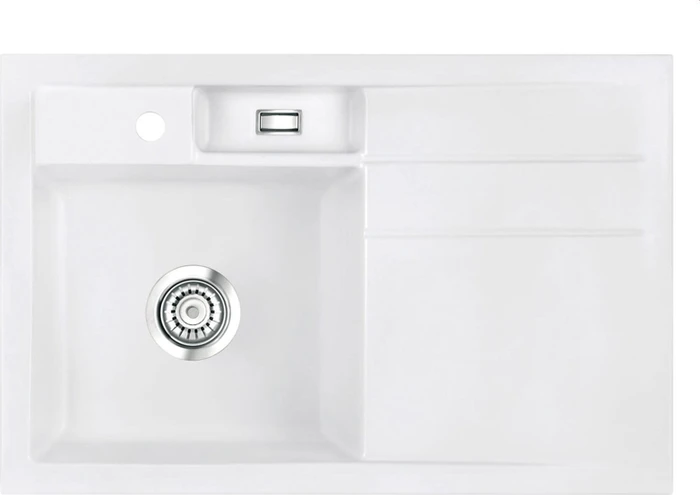 systemceram Bela 78 Einbau Becken links grönland