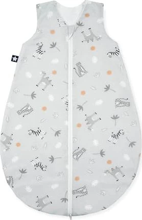 Julius Zöllner Jersey Ganzjahresschlafsack Gr.56/62, 2.5TOG, 2-4M savanne grau