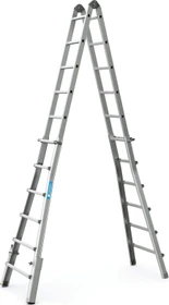 Zarges Z600 Alu 4-tlg. Teleskop-Mehrzweckleiter, 4x 6 Stufen