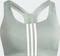 adidas Powerimpact Training Medium-Support große Größen Sport-BH silver green/white (Damen) Vorschaubild