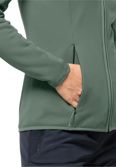 Jack Wolfskin Baiselberg Hoody FZ Jacke picnic green (Damen)