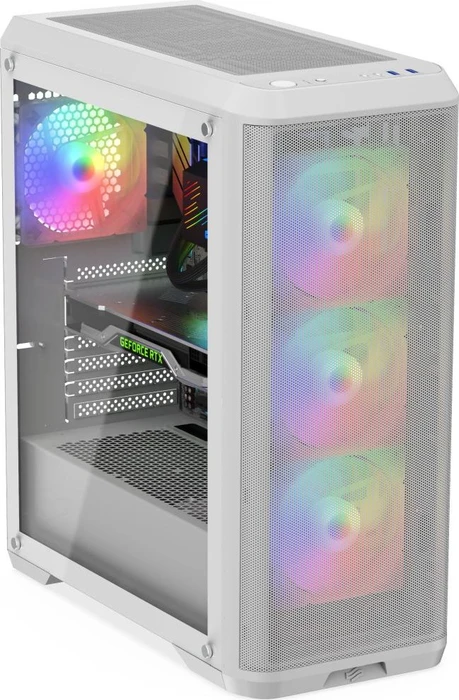 Endorfy SilentiumPC Ventum VT4V Evo TG ARGB White, Glasfenster