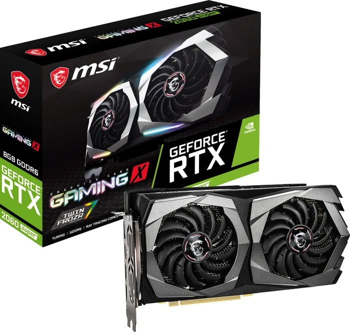 MSI GeForce RTX 2060 SUPER Gaming X, 8GB GDDR6, HDMI, 3x DP