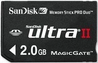 SanDisk Ultra II Memory Stick PRO Duo 2GB (SDMSPDH-2048)