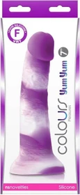 NS Novelties Colours Pleasures Dildo Yum 7.5inch purple
