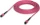 Ubiquiti UniFi MPO-12 Typ B female 100G Patchkabel, OM4, 1x MPO Stecker/1x MPO Stecker, 10m, rosa (UACC-OFC-MA-MPMP-10M)