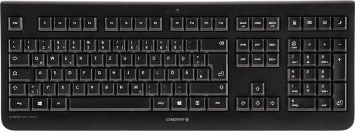 Cherry DW 3000 schwarz, USB, DE