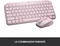 Logitech MX Keys Mini, rosa, LEDs weiß, Logi Bolt, Rose, USB/Bluetooth, FR Vorschaubild