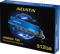 ADATA LEGEND 700 512GB, M.2 2280 / M-Key / PCIe 3.0 x4, Kühlkörper Vorschaubild