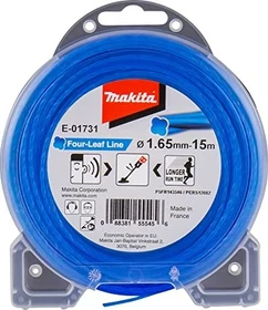 Makita Trimmerfaden Four-Leaf für Rasentrimmer, 1.65mm/15m