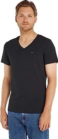 Tommy Hilfiger V-Neck T-Shirt kurzarm tommy black (Herren)