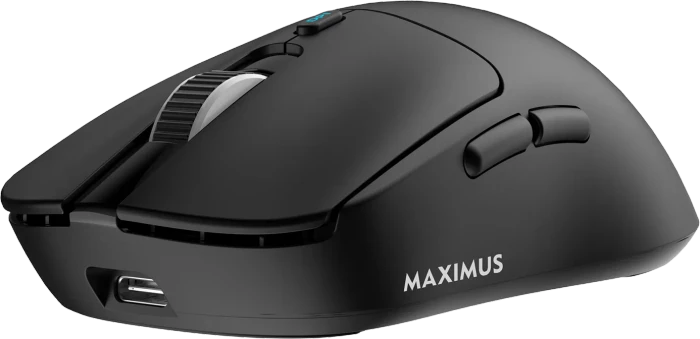 White Shark Maximus Black Wireless Gaming Mouse, schwarz, USB/Bluetooth