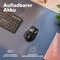 Trust Fyda Multi-Device Wireless Mouse schwarz, USB/Bluetooth Vorschaubild