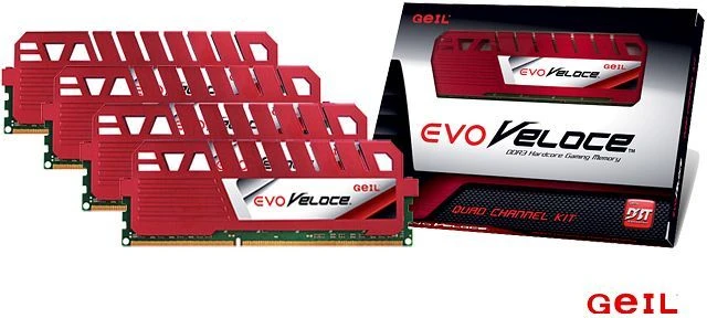 GeIL EVO Veloce UDIMM 32GB Kit, DDR3-1600, CL9-9-9-24, 2R