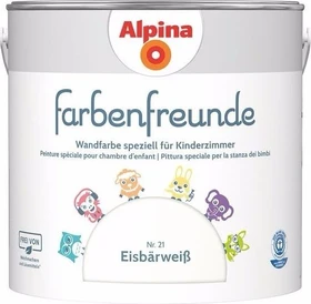 Alpina Farben Farbenfreunde Nr. 21 innen eisbärweiß, 2.5l