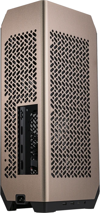 Cooler Master NCORE 100 MAX Bronze Edition, bronze/schwarz, Glasfenster, Mini-ITX, 850W SFX