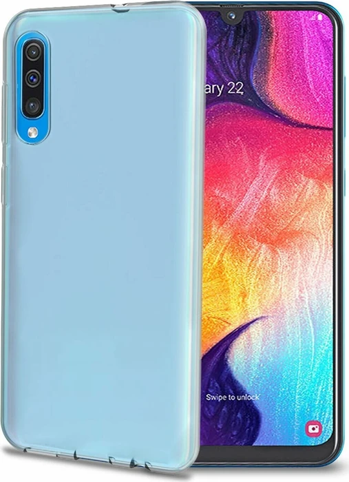 Celly Gelskin für Samsung Galaxy A50 transparent