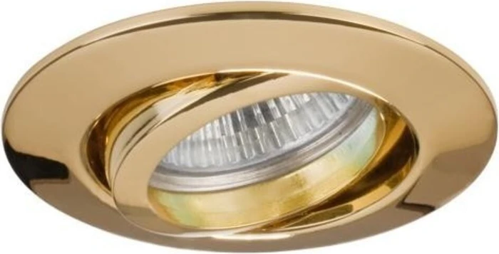 Brumberg GX5.3 Niedervolt Einbauleuchte rund gold
