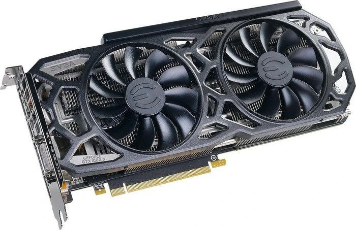 EVGA GeForce GTX 1080 Ti SC Black Edition Gaming, 11GB GDDR5X, DVI, HDMI, 3x DP