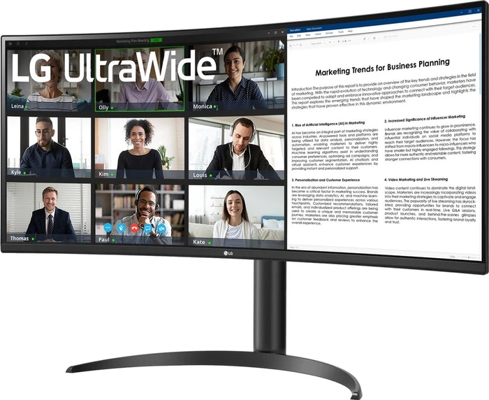 LG UltraWide 34WR55QK-B, 34"