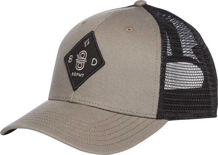 Black Diamond BD Trucker Kappe heathered aluminium black