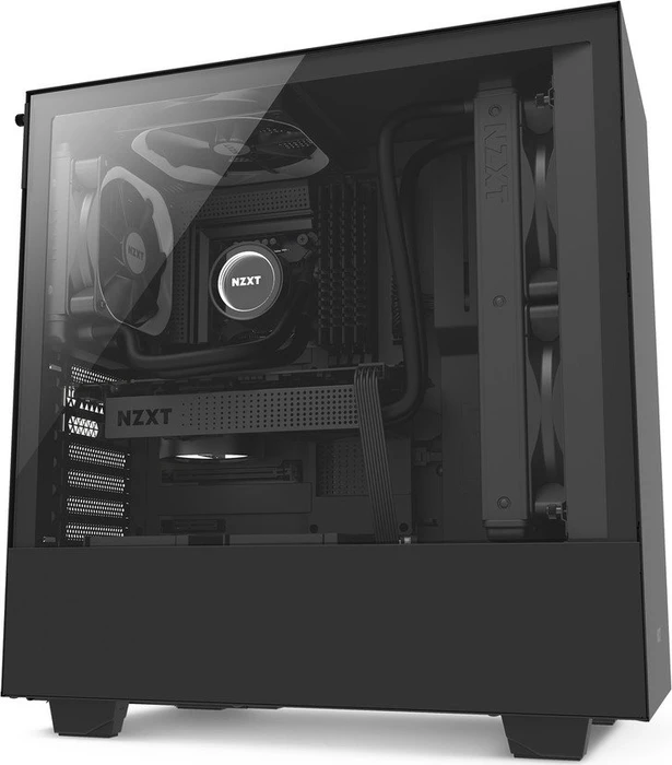 NZXT H500 schwarz, Glasfenster