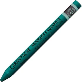 Caran d'Ache Neocolor II Aquarelle Wachskreide, grünblau, 10er-Pack