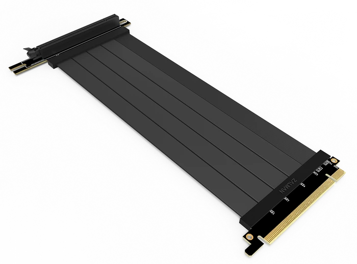 Zalman Riser Card Cable, gewinkelt, PCIe 4.0, 220mm