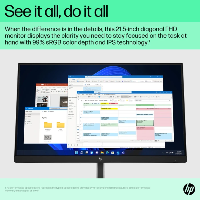 HP E22 G5, 3 Jahre Garantie, 21.5"