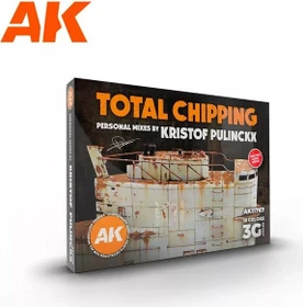 AK-Interactive 3rd Gen Acrylic Colors Signature Set Kristof Pulinckx Total Chipping Farbset, 18-tlg.