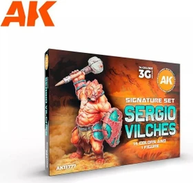 AK-Interactive 3rd Gen Acrylic Colors Signature Set Sergio Vilches Farbset, 14-tlg.