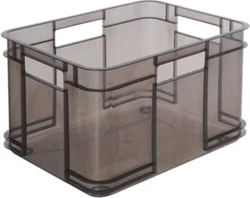 Keeeper Bruno Eco Aufbewahrungsbox, 16l, dunkelgrau/transparent