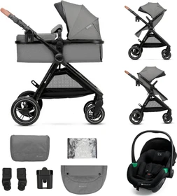 Kinderkraft Esme Pro 3in1 Kombi-Kinderwagen grau