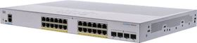 Cisco Business 250 Rackmount Gigabit Smart Switch, 24x RJ-45, 4x SFP, 195W PoE+ (CBS250-24P-4G)