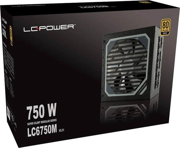 LC-Power LC6750M V2.31 Super Silent Modular 750W, ATX 2.31