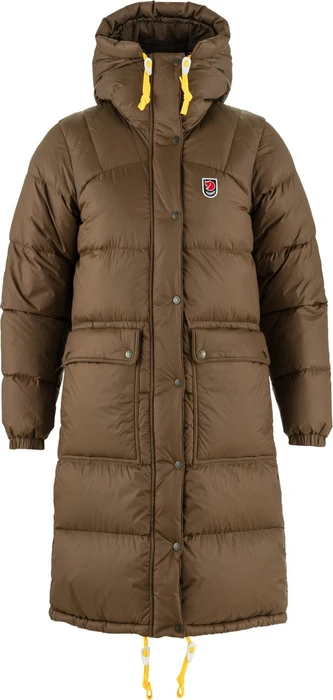 Fjällräven Expedition Long Down Funktionsmantel dark oak (Damen)