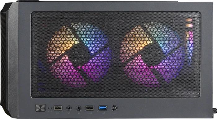 Zalman N7 Plus V2, schwarz, Glasfenster