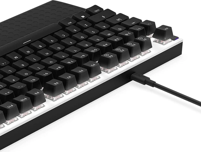 NZXT Function, matt, LEDs RGB, hot-swap, weiß, Gateron RED, USB, DE