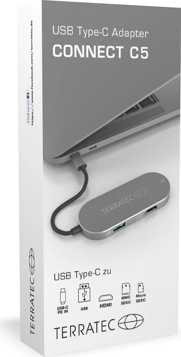 TerraTec Connect C5, USB-C 3.0 [Stecker]