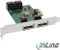 InLine Schnittstellenkarte, 4x SATA, 2x eSATA, PCIe 2.0 x1 Vorschaubild