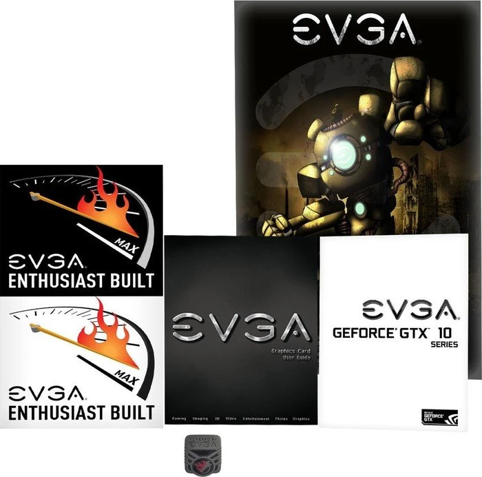 EVGA GeForce GTX 1080 ACX 3.0, 8GB GDDR5X, DVI, HDMI, 3x DP