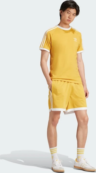 adidas Adicolor Classics 3-Streifen T-Shirt kurzarm preloved yellow (Herren)