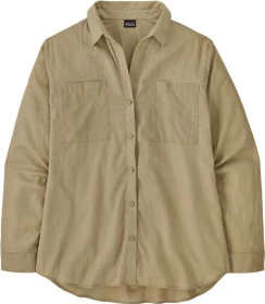 Patagonia Lightweight A/C Hemd langarm windowpane dobby: weathered stone (Damen)