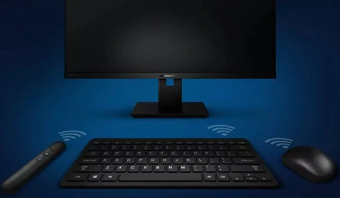 Philips 3000 Series Silent Wireless Mouse, schwarz, USB