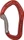 DMM Alpha Sport bent Schnappkarabiner titanium/red (A526RD)