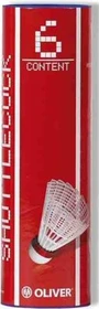 Oliver Pro Tec 5 Badmintonbälle weiß, 6 Stück