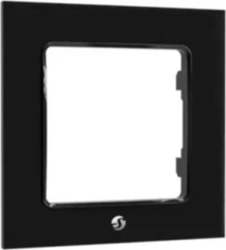 Shelly Wandtaster Rahmen 1-fach schwarz