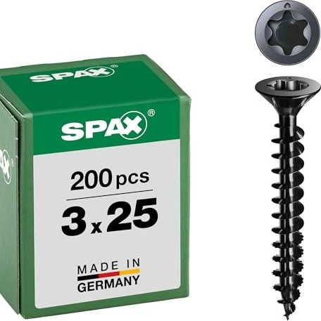 Spax BLAX 4CUT T-STAR plus T10 Universalschraube, 3x25mm, 200 Stück